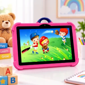 Kids Learning WiFi Tablet in Pink