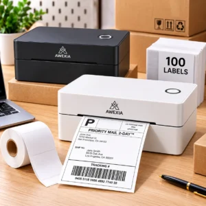 AWEXIA Thermal Shipping Label Printer