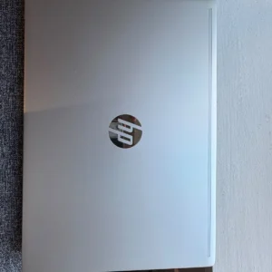 HP ProBook 455 G7 Laptop silver back cover with HP logo